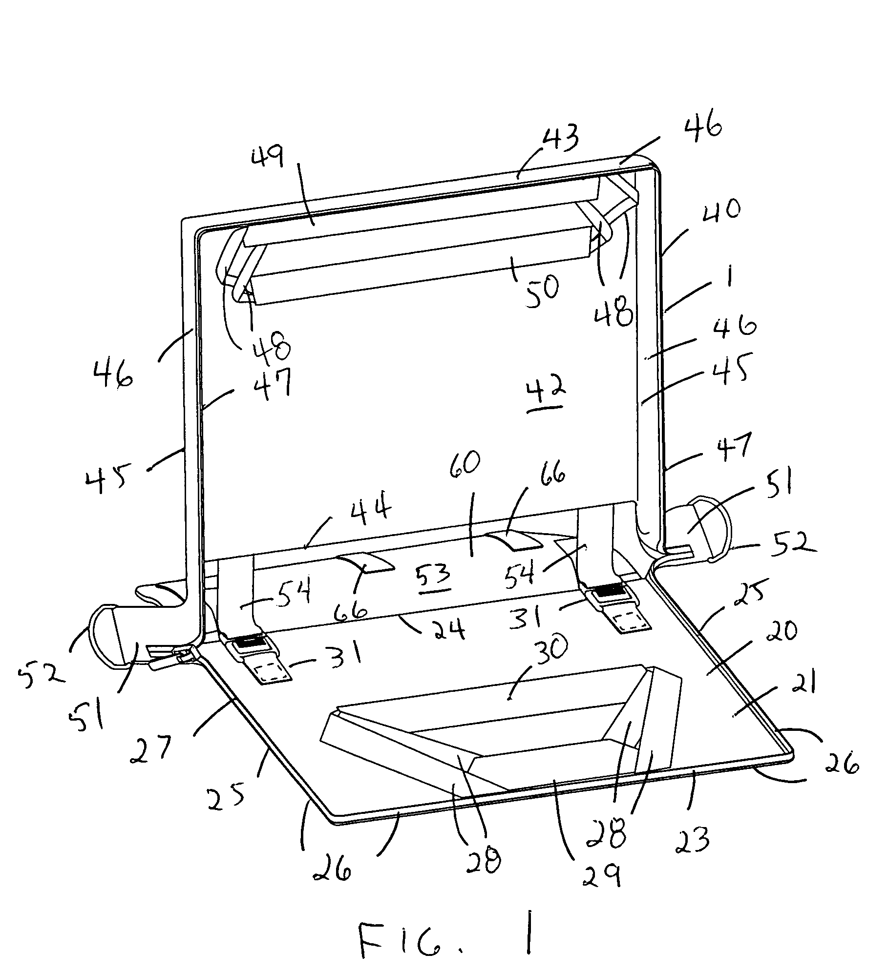 Carry case for a portable computer