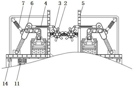 Energy-saving environment-friendly sewage treatment auxiliary equipment with time delay effect