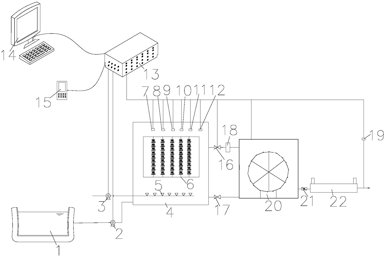 Apparatus and method for treating high-ammonia nitrogen rural biochemical sewage based on SBBR process