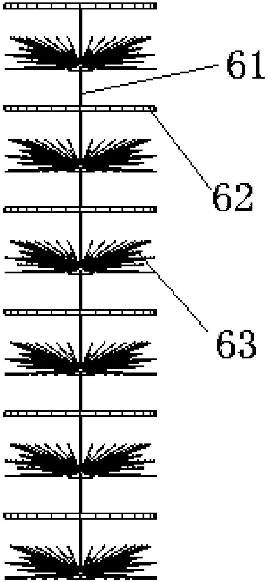 Apparatus and method for treating high-ammonia nitrogen rural biochemical sewage based on SBBR process