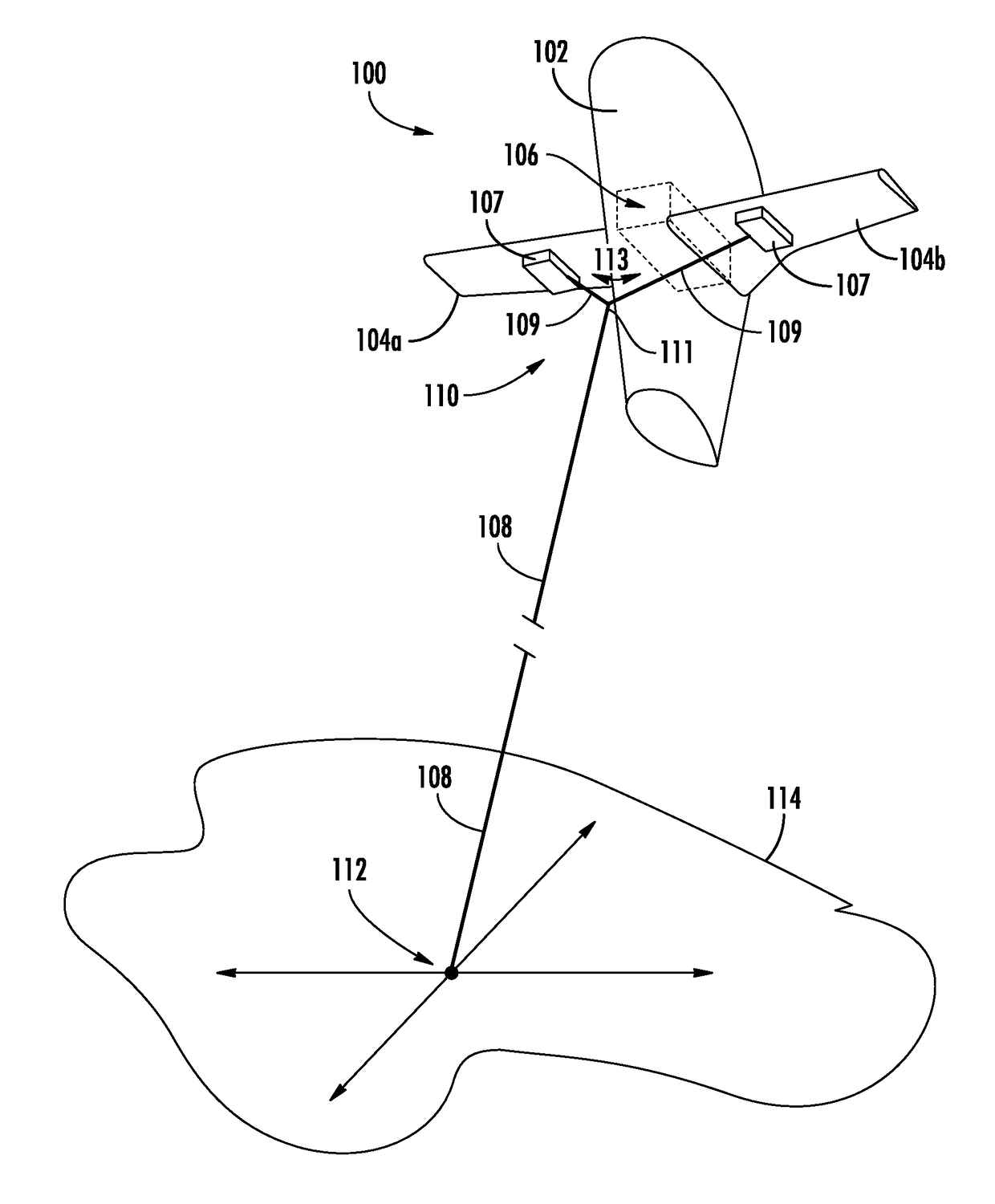 Tethered unmanned aerial vehicle