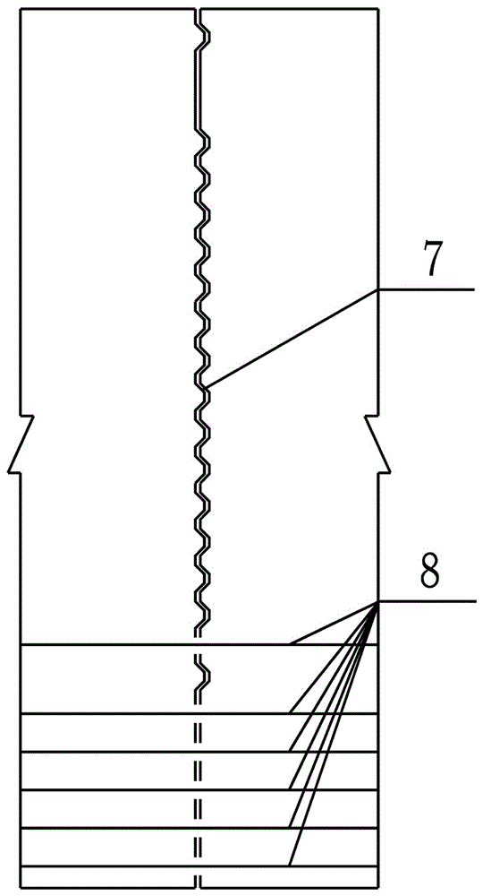 Assembled type reactive powder concrete box girder and construction method thereof