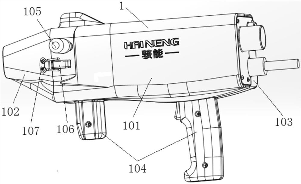 A laser cleaning machine