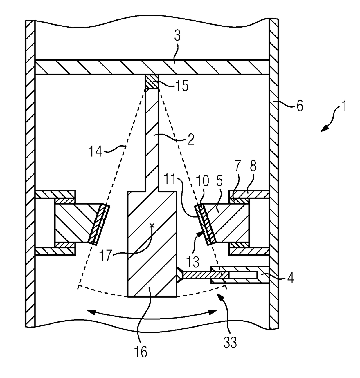 Oscillation absorber for a structure