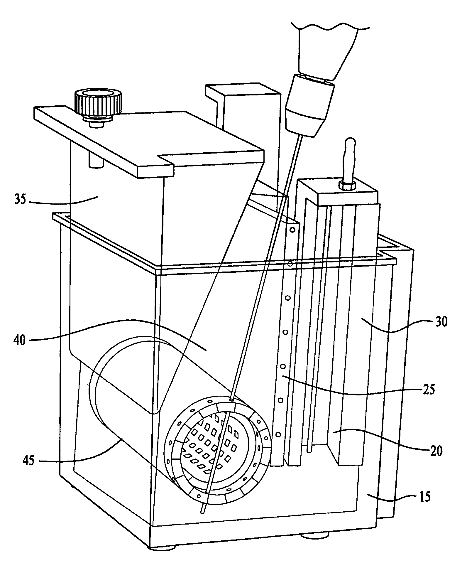 Device for sequential protein transfer from a gel