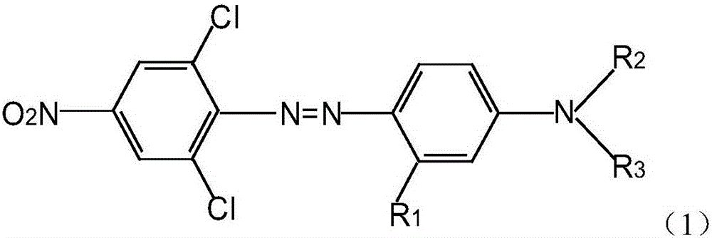 Disperse dye composition, and preparation method and application thereof