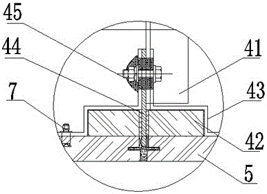 Dry hanging structure of overhead stone and construction method thereof