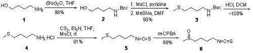 Synthetic method for sulforaphane