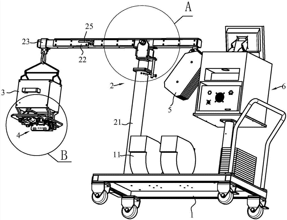 Mobile vehicle identifying code printing apparatus