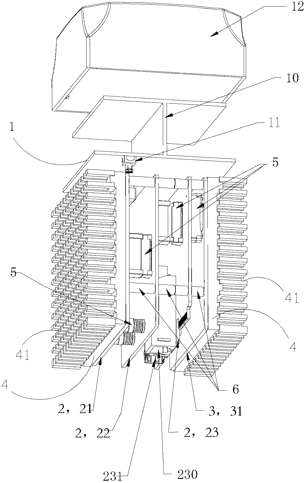 Active coverage unit and active coverage array formed by same