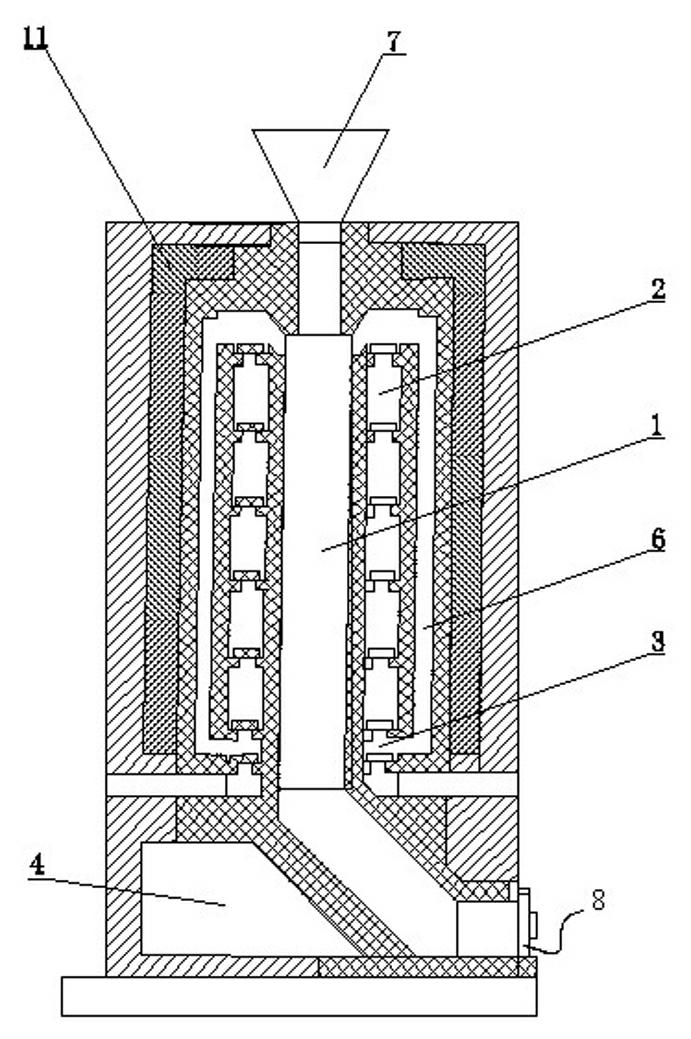 Pot-type calcining furnace