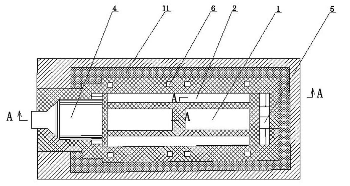 Pot-type calcining furnace