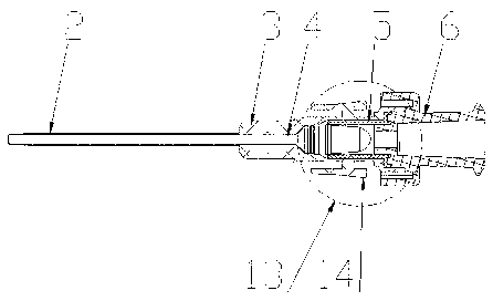 Needle point shielding type anti-backflow venous indwelling needle