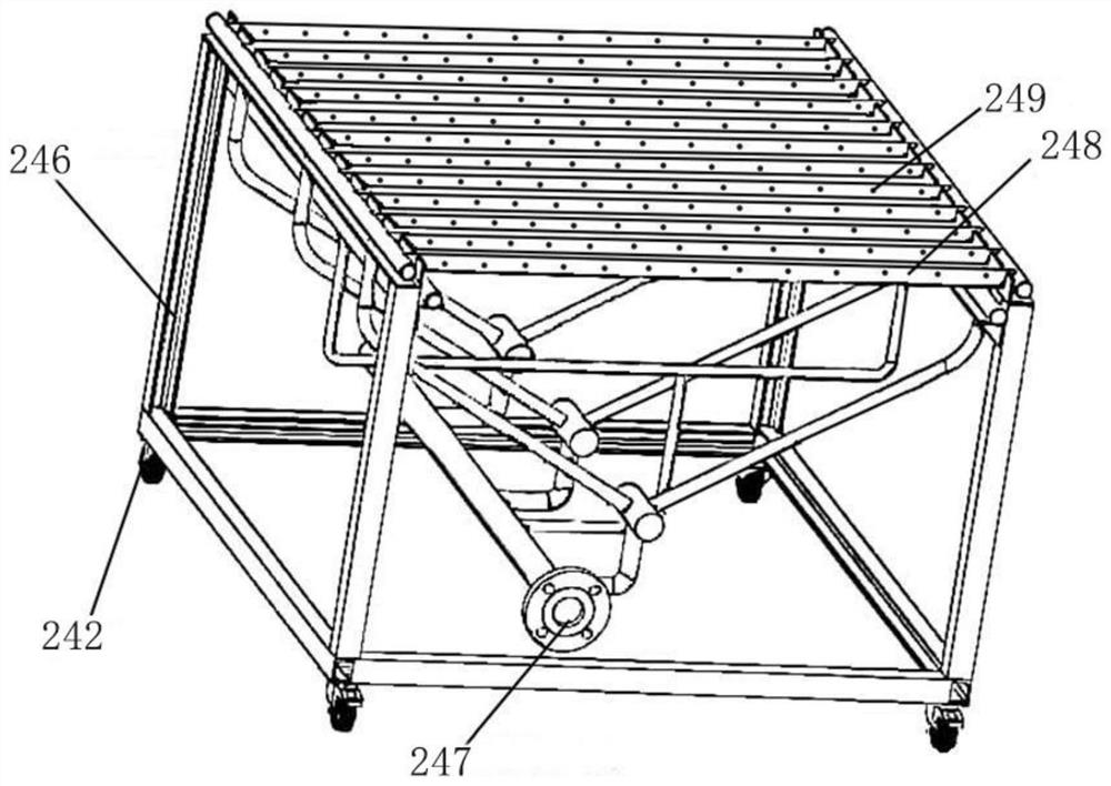 A mobile high temperature coupled environment combined lifting furnace system