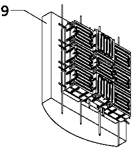 Large physical modeling experiment device for simulating hydraulic fracturing and casing damage under in-situ condition, and method