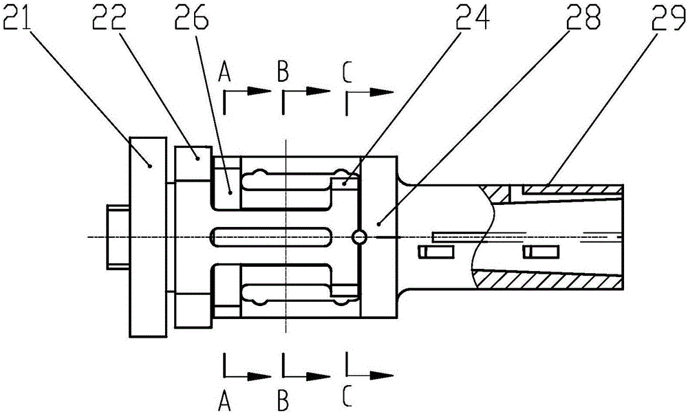 Compound large-resistance wind-tunnel strain balance