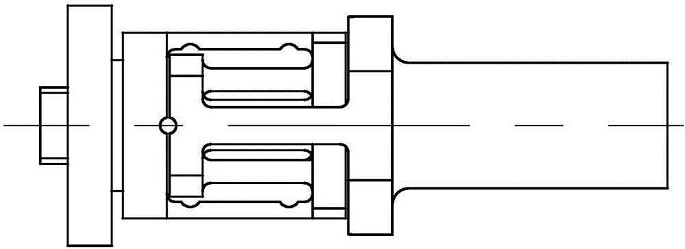 Compound large-resistance wind-tunnel strain balance