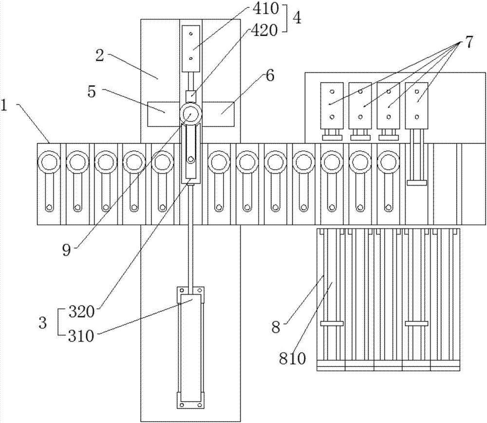 Visual detecting system for connecting rod forged piece