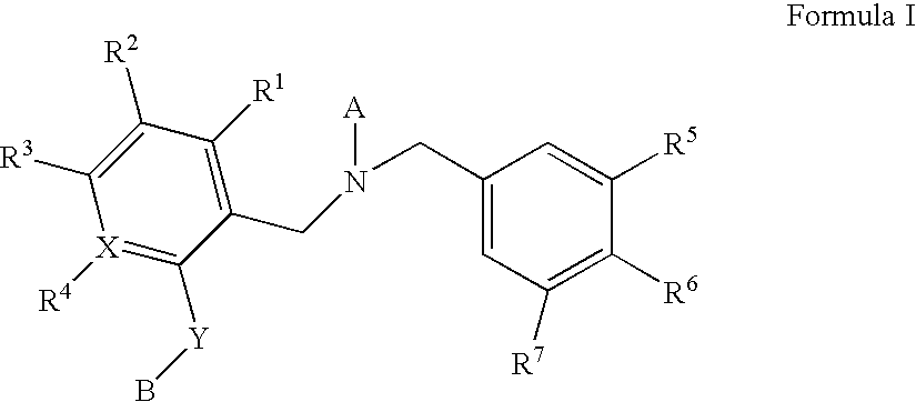 Dibenzyl Amine Compounds and Derivatives