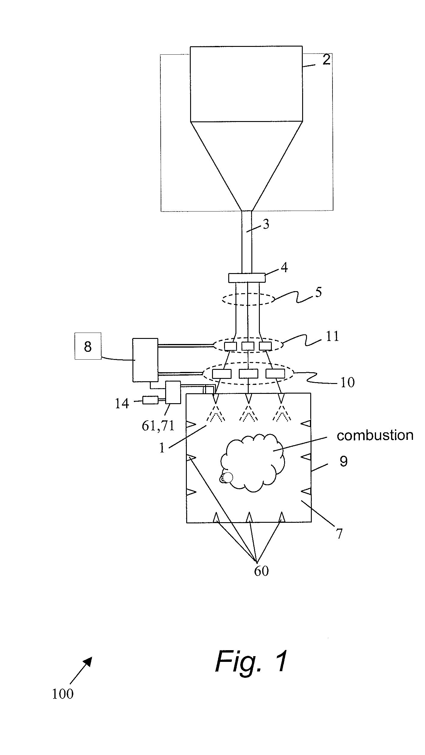 Solids flow meter for integrated boiler control system