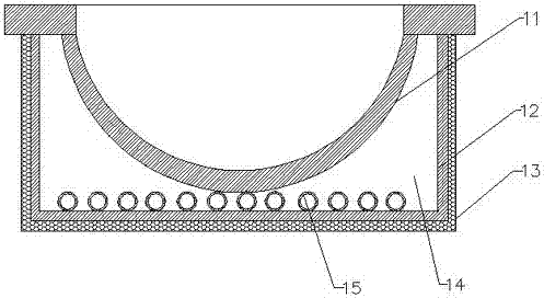 Double-layer heating installation heating and heat exchange bathing device