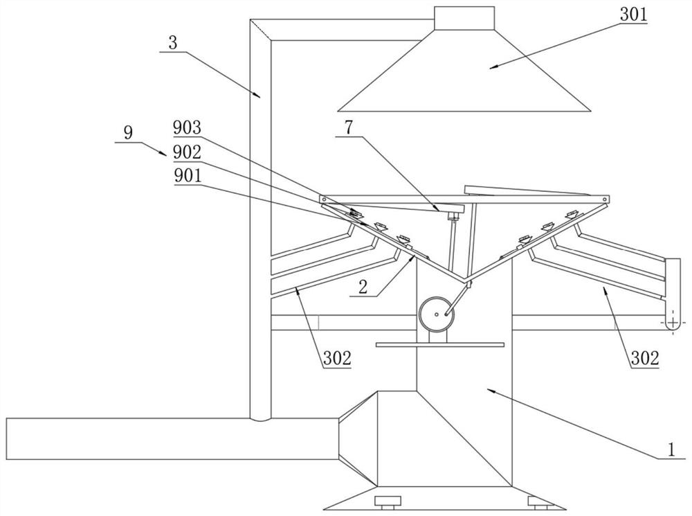 Paint spraying and drying device for graphene sheet