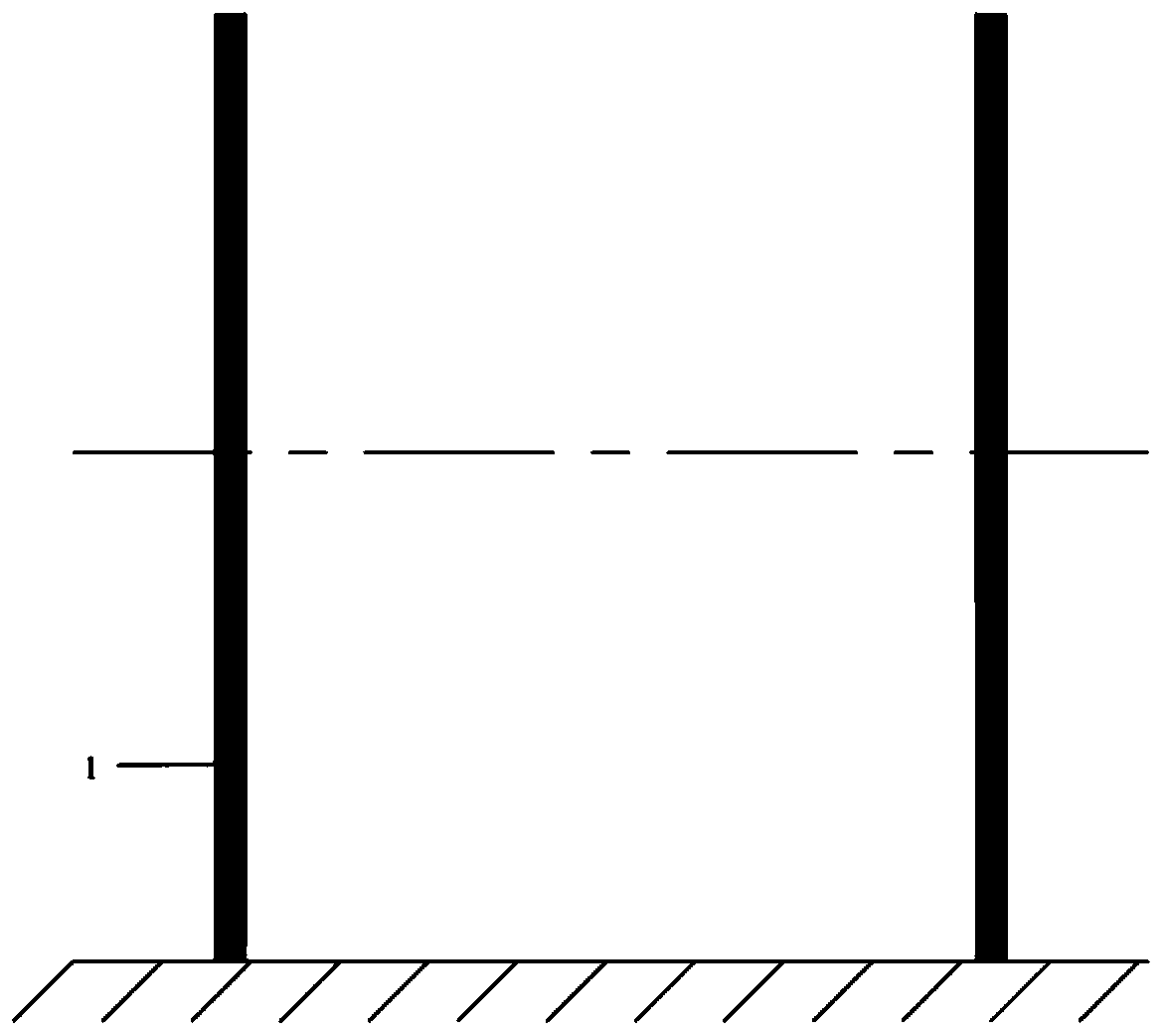 Construction method suitable for polygonal wind tunnel body structure and application