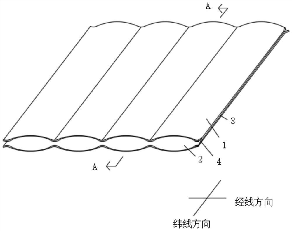 Seamless integrated weaving method for down jacket fabric