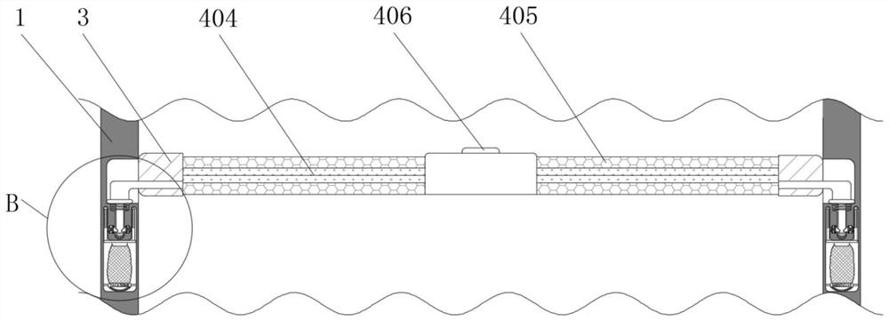 Sewage pipeline anti-blocking device based on environmental protection technology