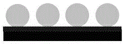 Method for preparing nano bowl-shaped phase change memory unit