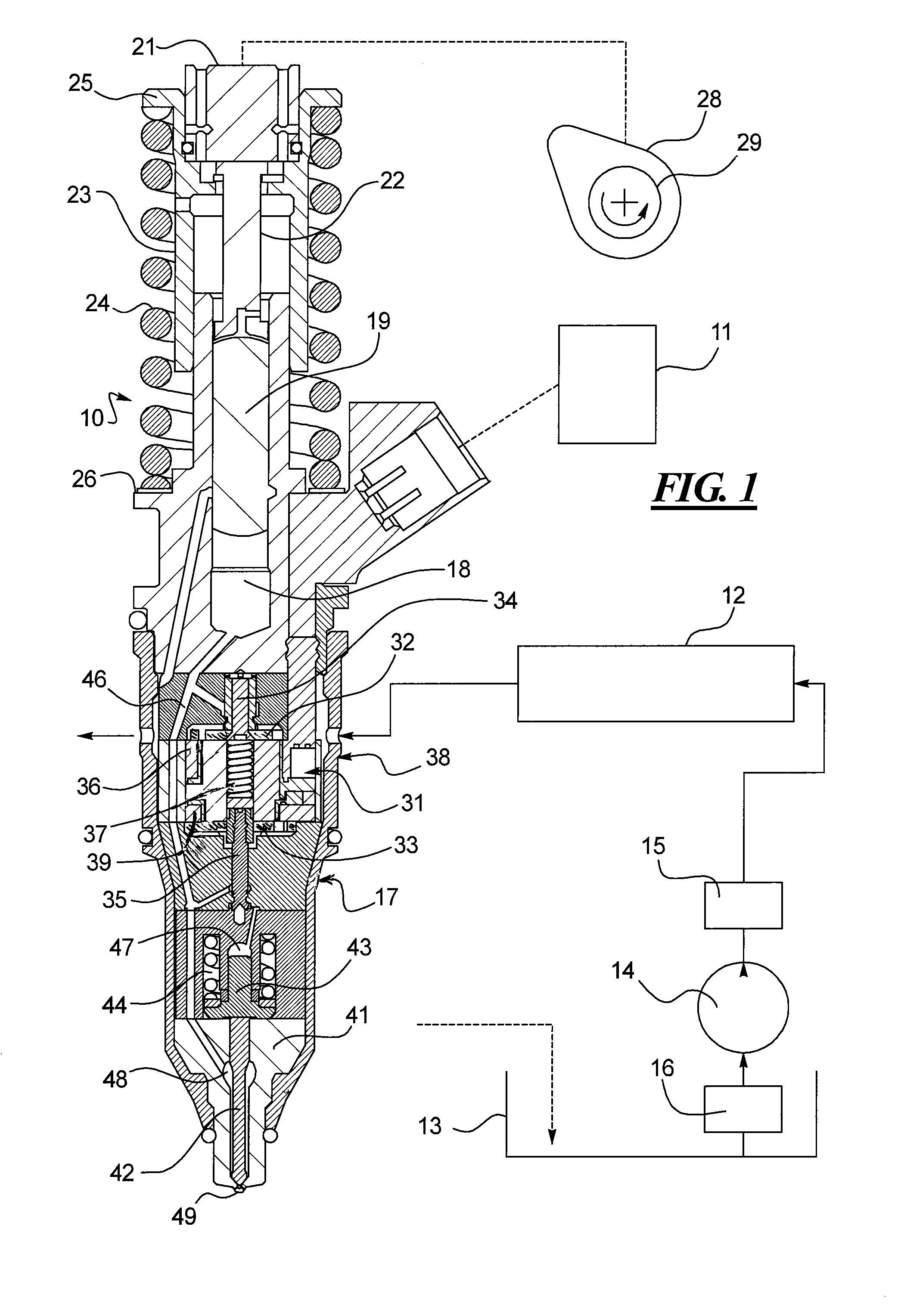 System and method for cooling fuel injectors