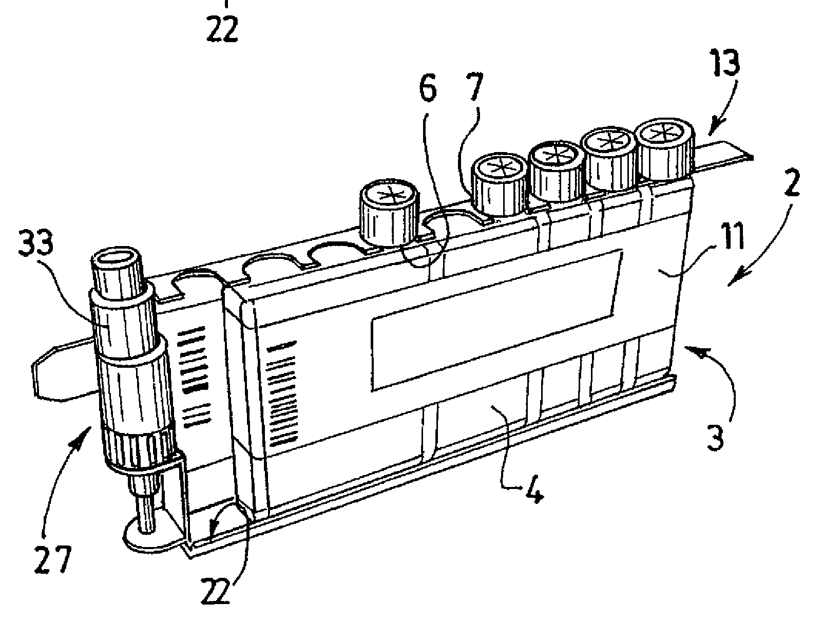 Analysis unit intended to be used in analysis apparatus