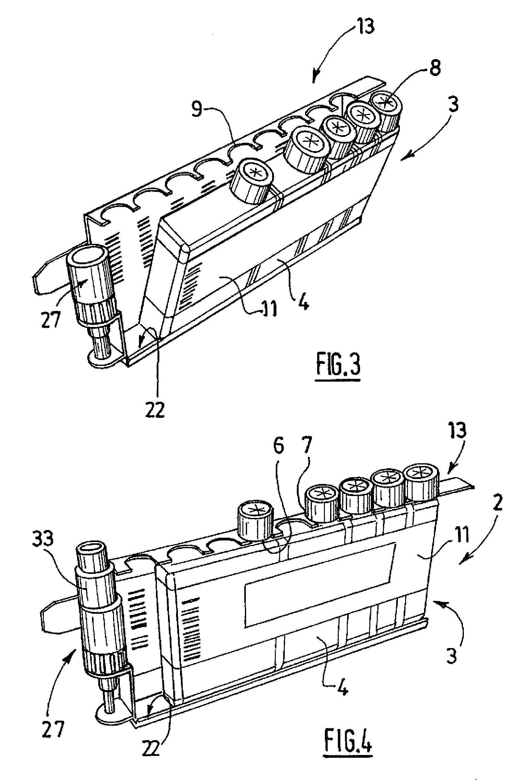 Analysis unit intended to be used in analysis apparatus