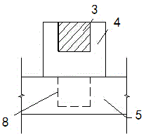 Method for handling high-low strides at adjacent parts of reverse building foundation pit and adjacent foundation pit