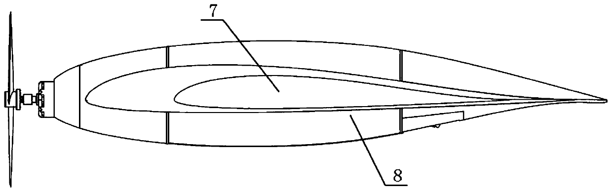 Centroid-variable airbag buffer landing method for small flying-wing unmanned aerial vehicle