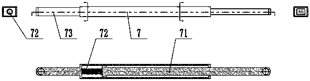 A Folding Mechanism Constrained by Double Slider Spring Combination Constraining Telescopic Rod