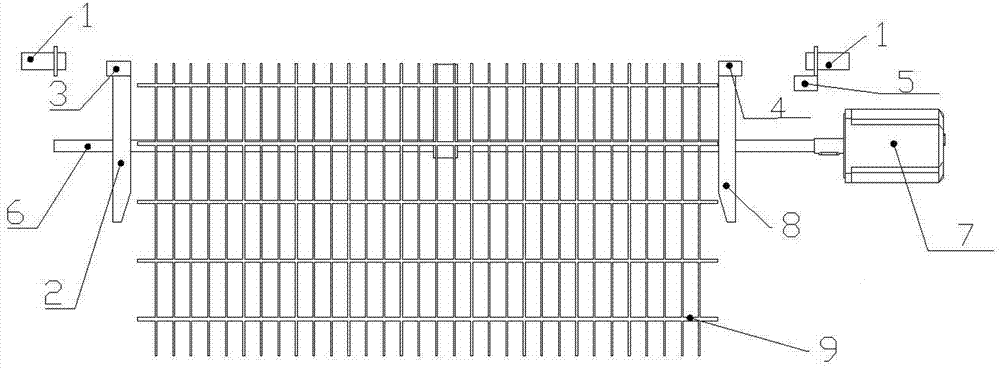 Automatic alignment device of steel grating original plate