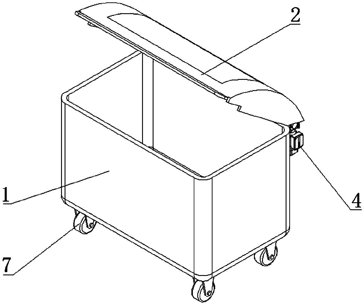 Outdoor automatic dustbin