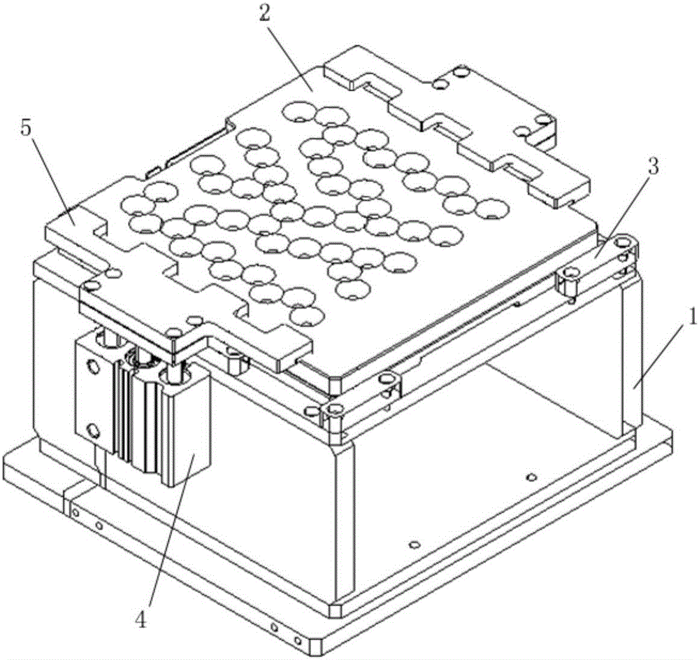 Laser welding tool for new energy resource power battery connecting piece