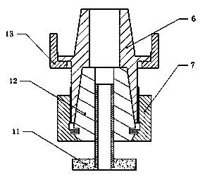 Electrolytic grinding device capable of realizing rotary solution feeding and working method thereof