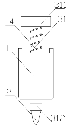 Integrated plotting device for track plotter