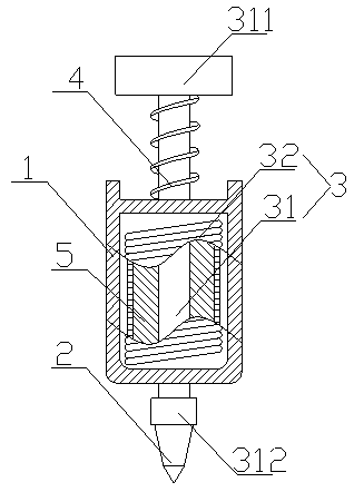 Integrated plotting device for track plotter