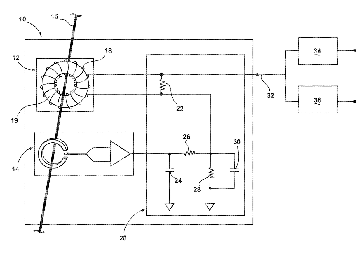 Apparatus for high bandwidth current sensing