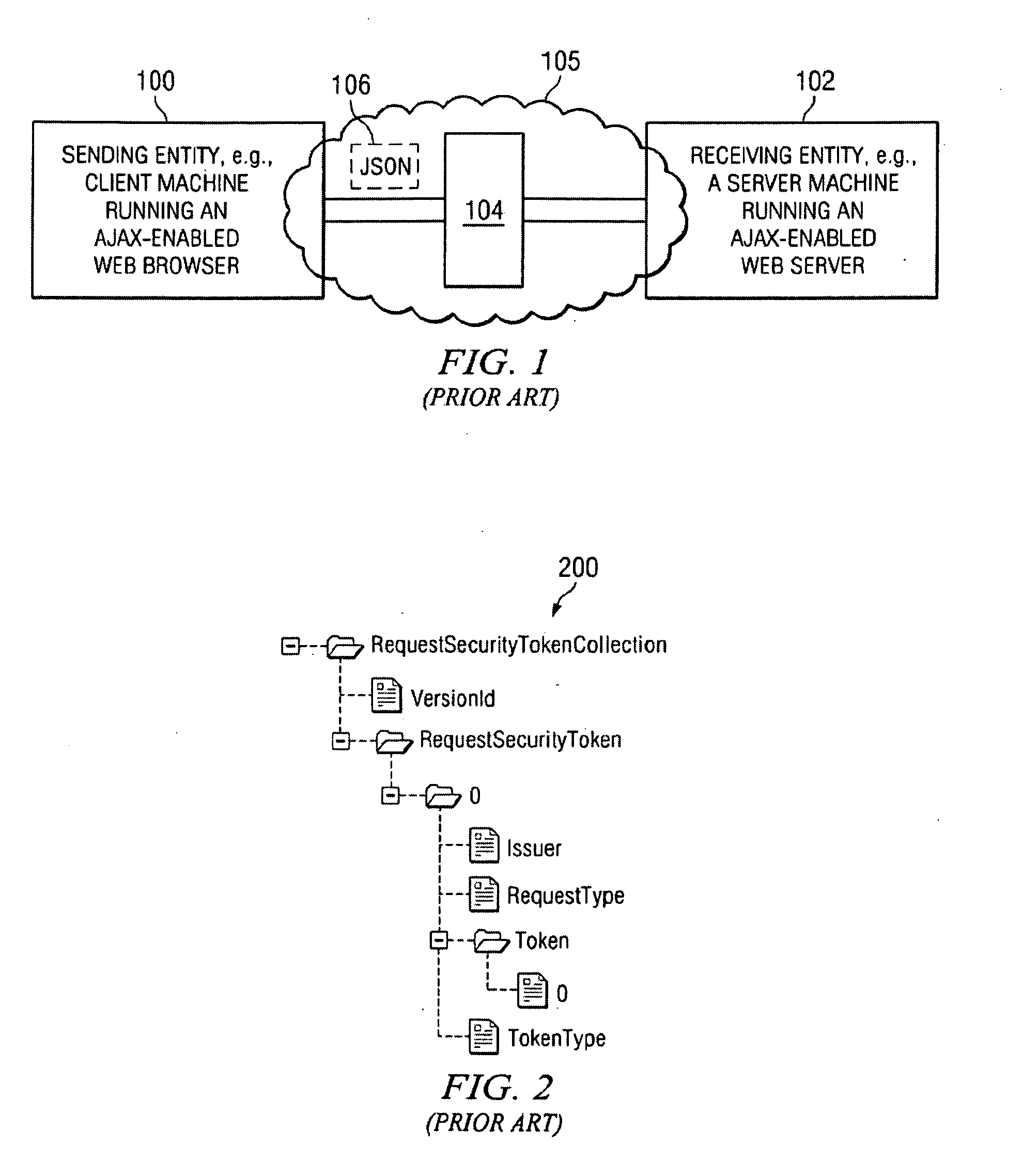 Method and system for signing javascript object notation (JSON) messages