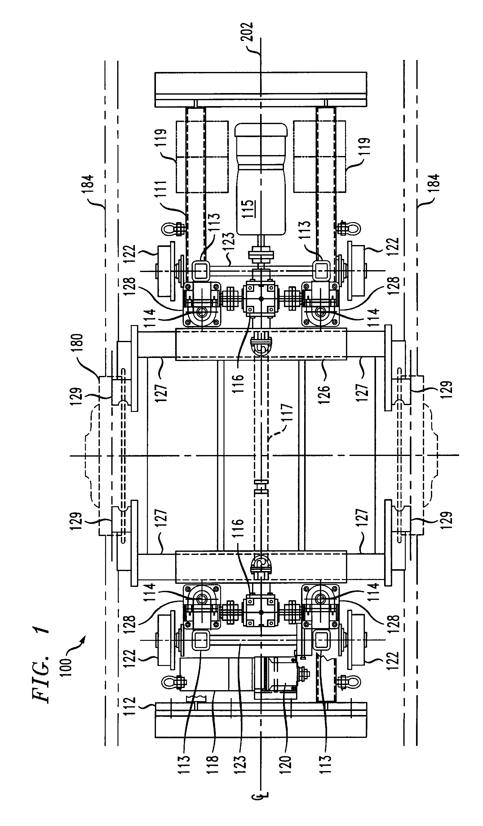 Split rail trolley system