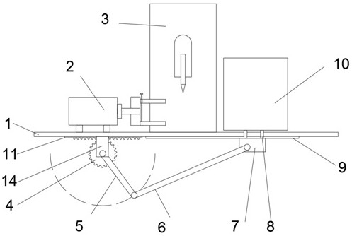 Flying scrap blocking device for part casting