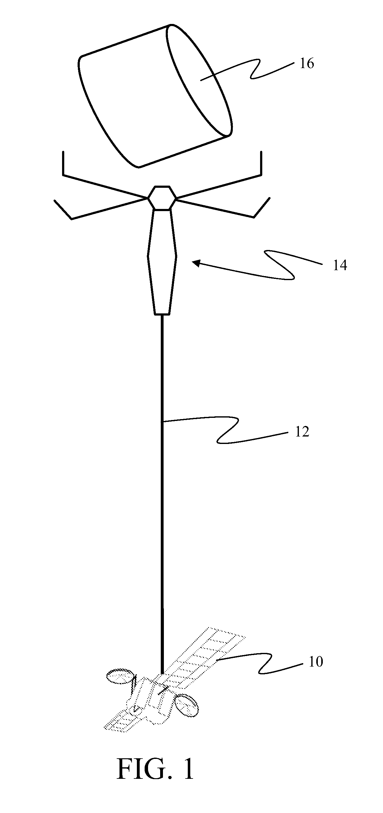 Method and apparatus for satellite orbital change using space debris