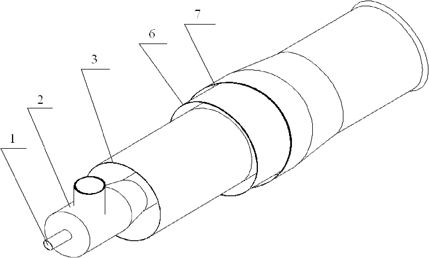 Three-layered secondary air low nitrogen oxide swirl burner