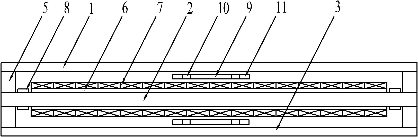 Long-stroke DC linear motor and control system thereof