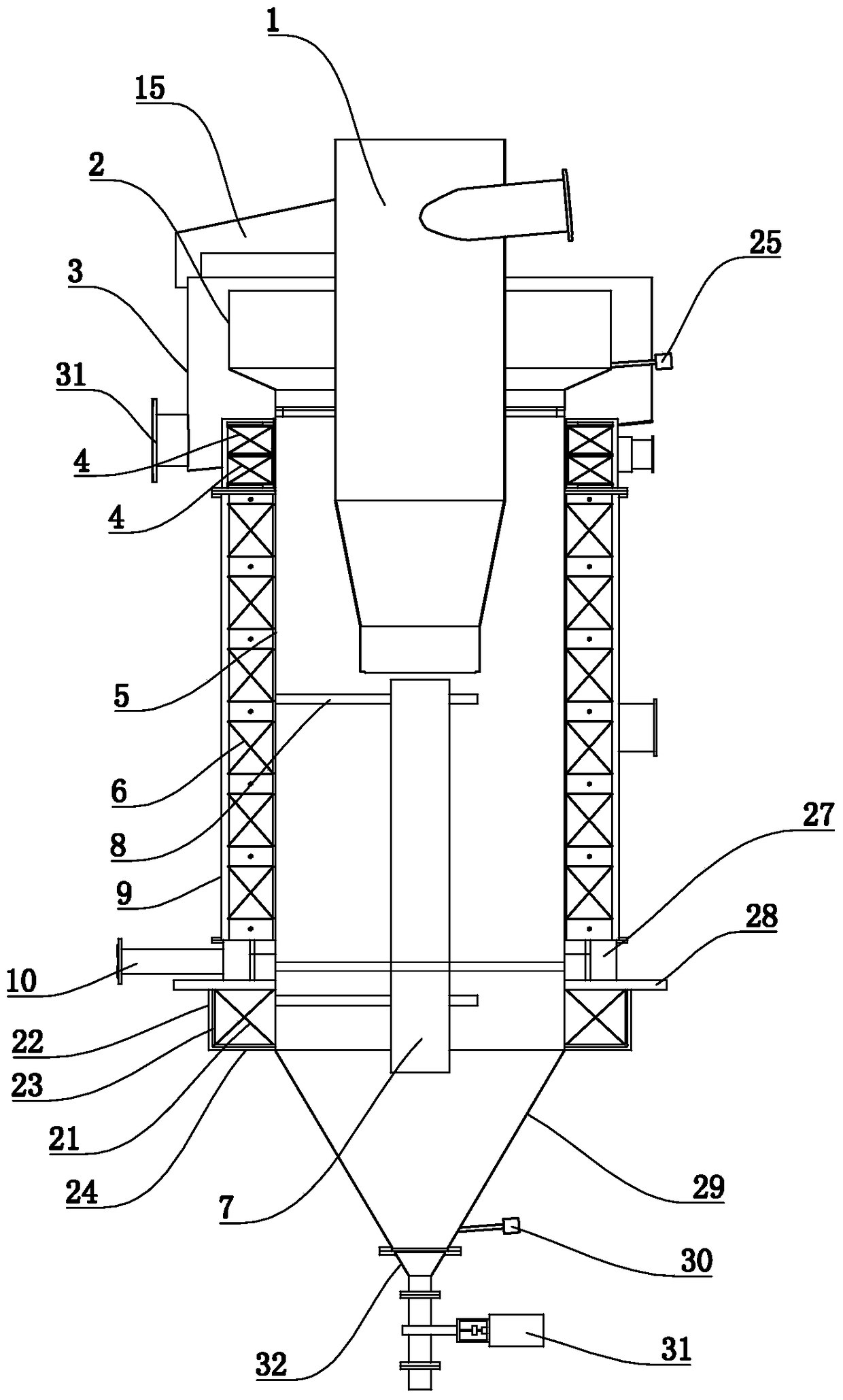 Electromagnetic elutriation and selection machine